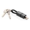 Terra recycled aluminum 4 in 1 60W fast charging cable grey | No Branding | not available | not available