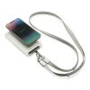 Nivo RCS recycled PET Crossbody lanyard grey | No Branding | not available | not available