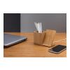 Calgary FSC® bamboo 10W wireless charger brown | No Branding | not available | not available