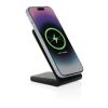 VoltPerch RCS recycled plastic 15W magnetic wireless charger black | No Branding | not available | not available