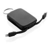 Nexo RCS keychain 2000 mah powerbank with integrated cables black | No Branding | not available | not available