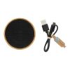 FSC® bamboo and RCS 3W wireless speaker black | No Branding | not available | not available