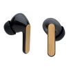 RCS recycled plastic & bamboo TWS earbuds brown | No Branding | not available | not available