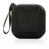 3W RCS recycled plastic wireless sunwave solar speaker black | No Branding | not available | not available