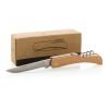 FSC wooden knife with bottle opener brown | No Branding | not available | not available