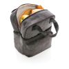 Cooler bag with 2 insulated compartments anthracite | No Branding | not available | not available