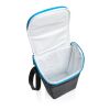 Explorer portable outdoor cooler bag black-blue | No Branding | not available | not available