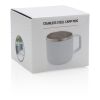 Stainless steel camp mug White | No Branding | not available | not available