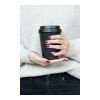 Reusable double wall coffee cup 300ml black | No Branding | not available | not available