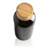 GRS RPET bottle with FSC bamboo lid black | No Branding | not available | not available