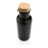 GRS RPET bottle with FSC bamboo lid and handle black | No Branding | not available | not available