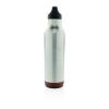 Cork leakproof vacuum flask silver | No Branding | not available | not available