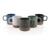 Glazed ceramic mug grey | No Branding | not available | not available
