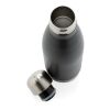 Vacuum insulated stainless steel bottle black | No Branding | not available | not available