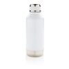 Leak proof vacuum bottle with logo plate white | No Branding | not available | not available