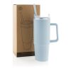 Tana RCS recyled plastic tumbler with handle 900ml light blue | No Branding | not available | not available