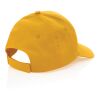 Impact 6 panel 190gr Recycled cotton cap with AWARE™ tracer yellow | No Branding | not available | not available | not available
