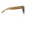 Prism RCS recycled plastic sunglasses with bamboo frame brown | No Branding | not available | not available
