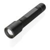 Gear X RCS recycled aluminum USB-rechargeable torch large black | No Branding | not available | not available