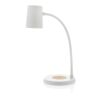 Zenara RCS recycled plastic and cork 15W wireless desk lamp white | No Branding | not available | not available