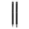 Swiss Peak Cedar RCS certified recycled aluminum pen set black | No Branding | not available | not available