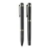 Swiss peak OSLO recycled stainless steel deluxe pen set black