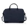 Kezar AWARE™ 500 gsm recycled canvas deluxe weekend bag navy
