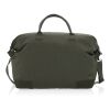 Kezar AWARE™ 500 gsm recycled canvas deluxe weekend bag green | No Branding | not available | not available | not available