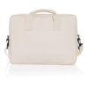 Laluka AWARE™ recycled cotton 15.4 inch laptop bag white | No Branding | not available | not available | not available