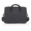 Laluka AWARE™ recycled cotton 15.4 inch laptop bag anthracite | No Branding | not available | not available | not available