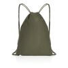 Impact AWARE™ Recycled cotton drawstring backpack 145g green | No Branding | not available | not available | not available