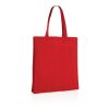 Impact AWARE™ Recycled cotton tote w/bottom 145g red | No Branding | not available | not available | not available