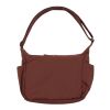 KENTO URBAN RCS recycled nylon padded crossover bag burgundy