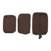 KENTO URBAN RCS recycled nylon packing cube set brown