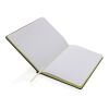 GRS certified RPET A5 notebook green-green | No Branding | not available | not available