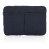 Laluka AWARE™ recycled cotton 15.6 inch laptop sleeve navy | No Branding | not available | not available | not available