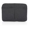 Laluka AWARE™ recycled cotton 15.6 inch laptop sleeve anthracite | No Branding | not available | not available | not available