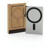 Standard aluminium RFID magnetic phone cardholder silver | No Branding | not available | not available