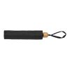 20.5" Impact AWARE RPET 190T Pongee bamboo umbrella black | No Branding | not available | not available