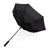 23" Impact AWARE™ RPET 190T Storm proof umbrella black | No Branding | not available | not available