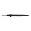 23" Impact AWARE™ RPET 190T auto open bamboo umbrella black | No Branding | not available | not available