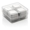 Re-usable stainless steel ice cubes 4pc silver | No Branding | not available | not available