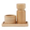 VINGA Retro salt & pepper set brown | No Branding | not available | not available
