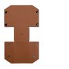 VINGA Timo PU RCS RPET pen holder brown | No Branding | not available | not available