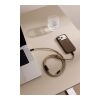VINGA Baltimore silicone multi charging cable (C+2C) grey