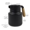 VINGA Arbe RCS vacuum jug 1200 ML black-black | No Branding | not available | not available