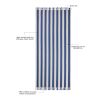 VINGA Ornos GRS recycled cotton hammam towel blue-white | No Branding | not available | not available | not available