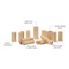 VINGA Kubb mini game brown | No Branding | not available | not available