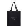 VINGA Hilo AWARE™ recycled canvas tote bag black | No Branding | not available | not available | not available