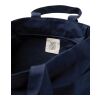 VINGA Hilo AWARE™ recycled canvas zip tote navy